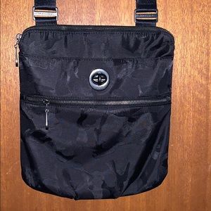Black Camo Baggallini Camo Hanover Crossbody Bag